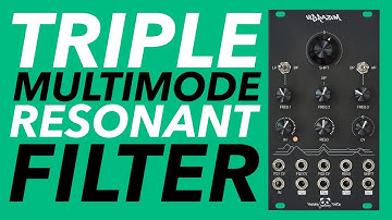 Patching Panda Vibrazum // Triple Resonant Multimode Filter in Eurorack