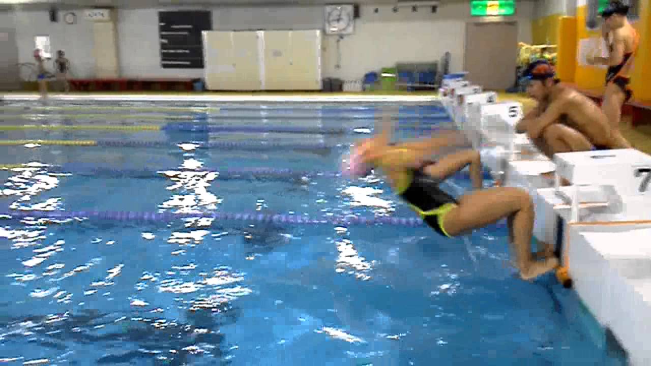 背泳ぎのスタート Youtube