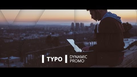 Kinetic Typographic Slideshow - After Effects Template