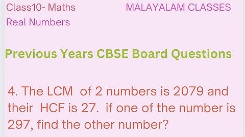 |CLASS 10| |Previous Year 1 mark Questions||Q.4| |Real Numbers| |#@Mathswithshimna|