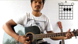 Video thumbnail of "Tere Bina Guitar Lesson & Cover (Chords | Strumming )"