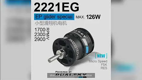 DUALSKY Brushless Motor XM2221EG F5k RES Glider Motor for RC Model Plane Unbranded New Condition Fre