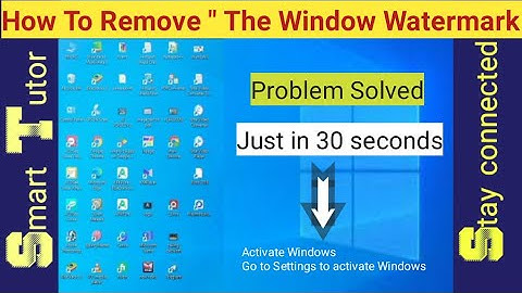 Go to settings to activate windows 10 là gì năm 2024