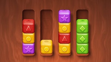 Colorwood Sort Gameplay | Creative Color Sort Puzzle