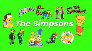 Animated The Simpsons GIF Green Screen Pack (Free Download)