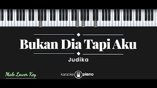 Miniatura de vídeo de "Bukan Dia Tapi Aku - Judika (KARAOKE PIANO - MALE LOWER KEY)"