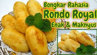 RESEP TERBARU💚BONGKAR RAHASIA PEDAGANG‼️CARA MEMBUAT TAPE GORENG TEPUNG RENYAH‼️RONDO ROYAL.