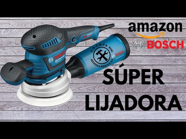 Super Lijadora BOSCH GEX 125-150 AVE - YouTube