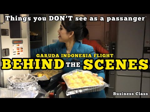 VIRAL KESIBUKAN PRAMUGARI GARUDA INDONESIA di PENERBANGAN JAKARTA - AMSTERDAM BUSINESS CLASS