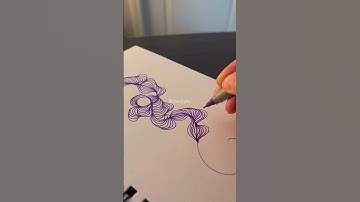 ✍🏼✨💜 go with the flow #art #lineart #artistherapy #artforthesoul #lines #tangles #artshorts