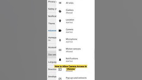 How to Allow Camera Access in Google Chrome? #shorts #howto #chrome #google #android #googlechrome