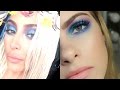 Kim Kardashian Turquoise Eye Makeup Inspired Tutorial