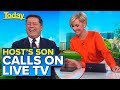 Host's 11-year-old calls on live TV | Today Show Australia