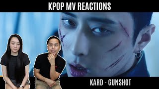 KARD - GUNSHOT MV REACTION [THAT GOTH VIBE THOUGH!]