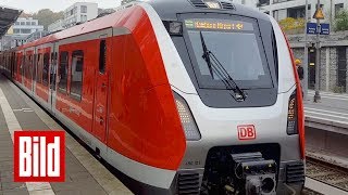 Hamburgs neue S-Bahn - Bis zu 140 km/h / BILD testet den neuen Super-Zug