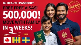 Top Countries Offering Free Work Visas + Family Relocation in 3 Weeks!