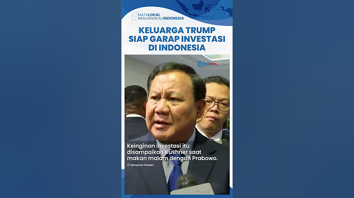 Prabowo Makan Malam Bareng Keluarga Donald Trump, Jared Kushner Tertarik Investasi di Indonesia