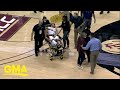 College basketball player collapses on court l GMA