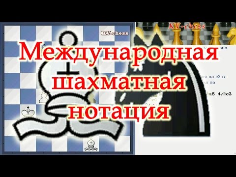 Что такое Международная Шахматная Нотация урок для начинающих.