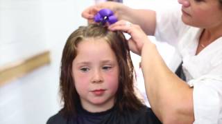 Middle school students donate their hair for school service project