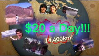 DEAF 18 year old dude travels across USA and Canada with ONLY $20 a day!!!
