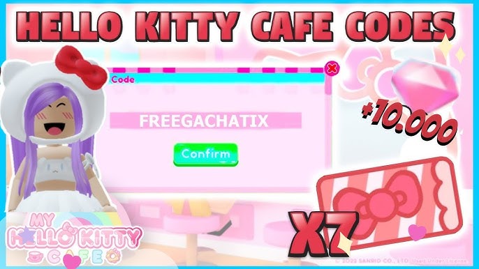 COMO PEGAR OS NOVOS ITENS GRÁTIS DA MY HELLO KITTY CAFÉ NO ROBLOX! 🥰 