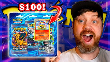 Why So Much?! XY Evolutions Triple Blister Pack Opening - Pokemon card opening