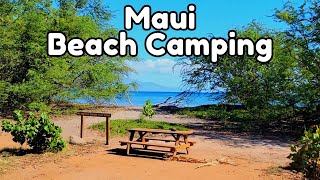 Camp Olowalu Beach Camping on Maui Hawaii