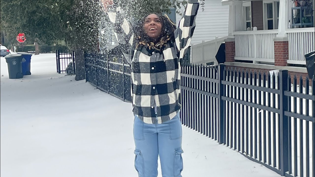 Snowstorm in South Carolina - YouTube