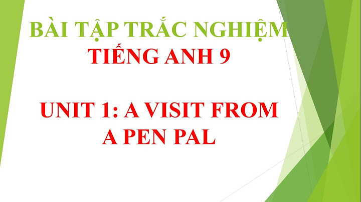 Bài tập trác nghiệm anh 9 unit 1violet