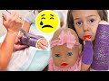 😱FAILED⁉️ Baby Doll's CAST COMES OFF‼️🤕