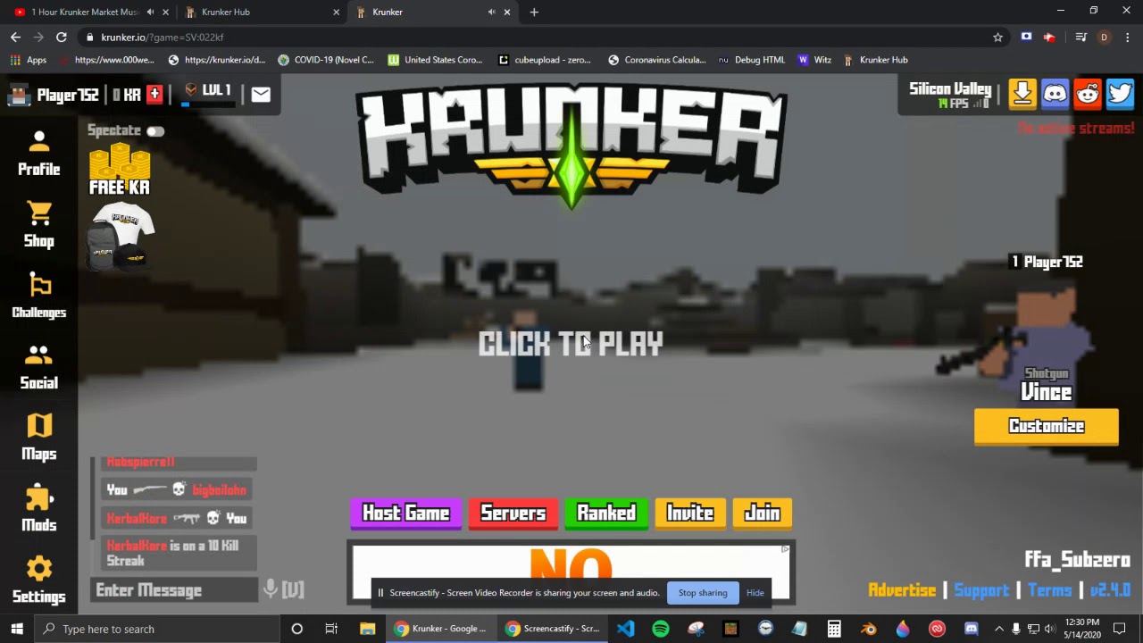 KRUNKER.IO HOW TO GET EXTRA FREE KR EXPLOIT (Working 2023 Version) [NOT PATCHED]
