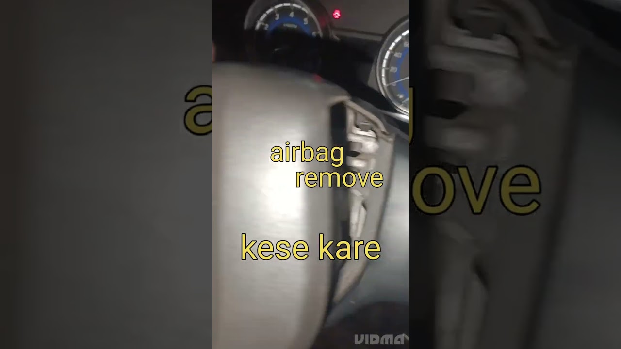 Baleno airbag remove kese kare