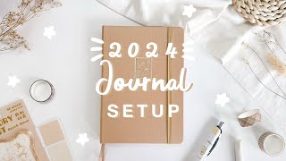 my 2024 journal setup (+GIVEAWAY!) // starting a new journal ft. lootengshop
