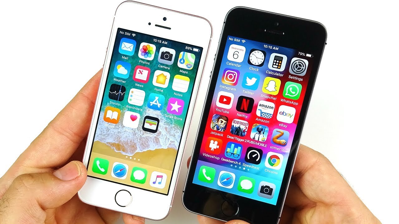 iPhone SE iOS 11 vs iPhone SE iOS 12 Speed Test! - YouTube