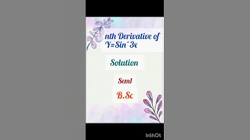 solution of nth derivative of y=sin^3x