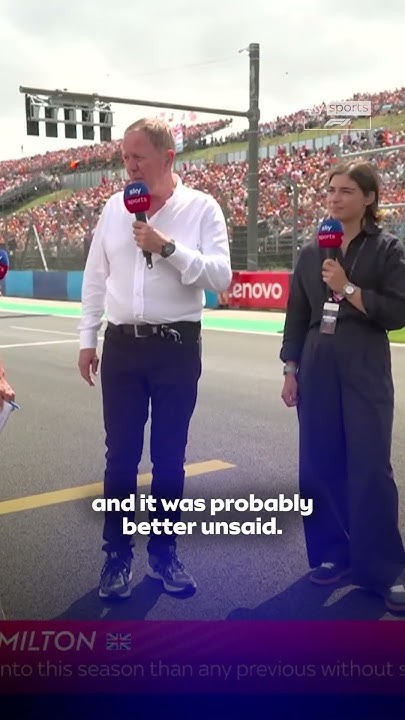 Martin Brundle reacts to Lewis' comments after Qualifying 🗣️