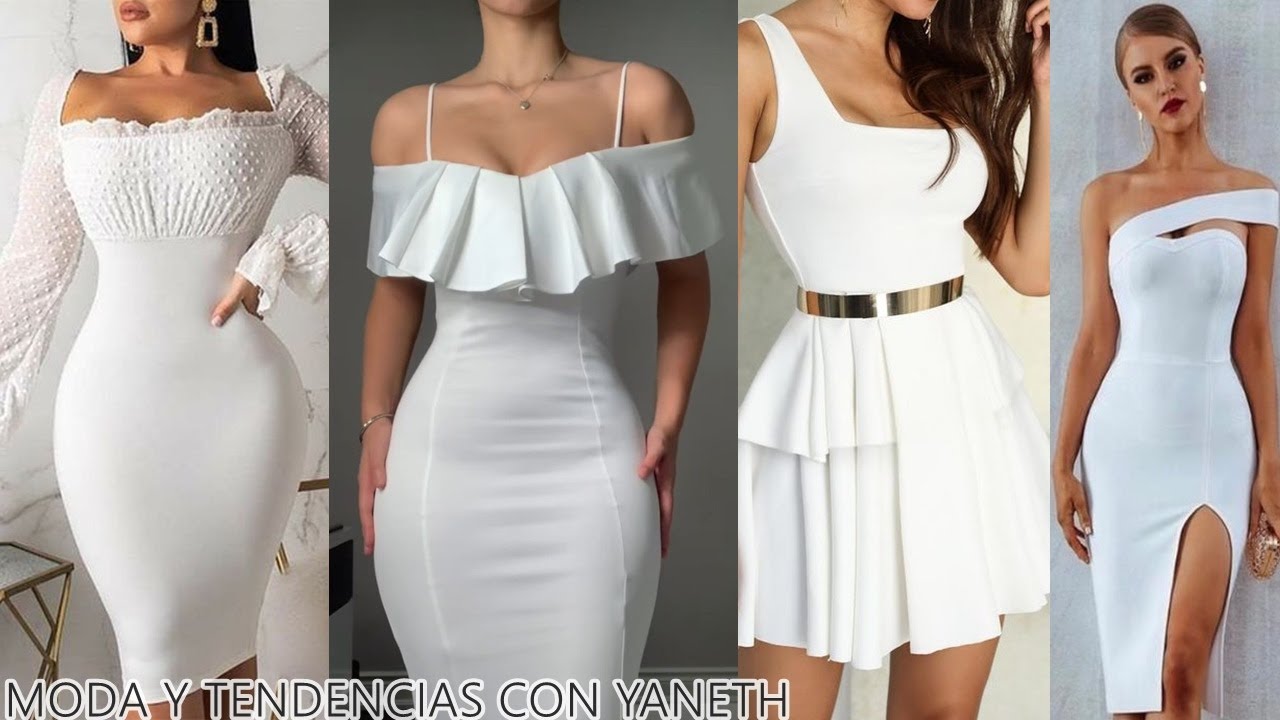 VESTIDOS BLANCOS PARA TODA OCACION ELEGANTES Y CASUALES WHITE DRESSES 