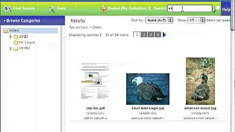 OpenEdit open source Digital Asset Management - Searching