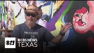 CBS News Texas highlights blind muralist's inspiring journey