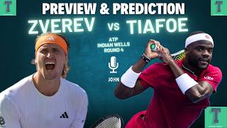 Alexander Zverev Vs Frances Tiafoe Indian Wells Round Of 16 Preview & Prediction