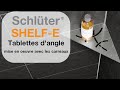 Vidéo: Tablette d'angle de douche SHELF-E-S2 19,5x19,5cm WAVE D10 SCHLUTER