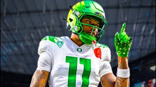 The Most Explosive WR in the Draft Troy Franklin 2023 Oregon Highlights  || HD