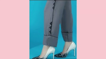 trendy trouser pant design || latest plazo pant design 2021 || Capri design 2021 || #Ponchadesign