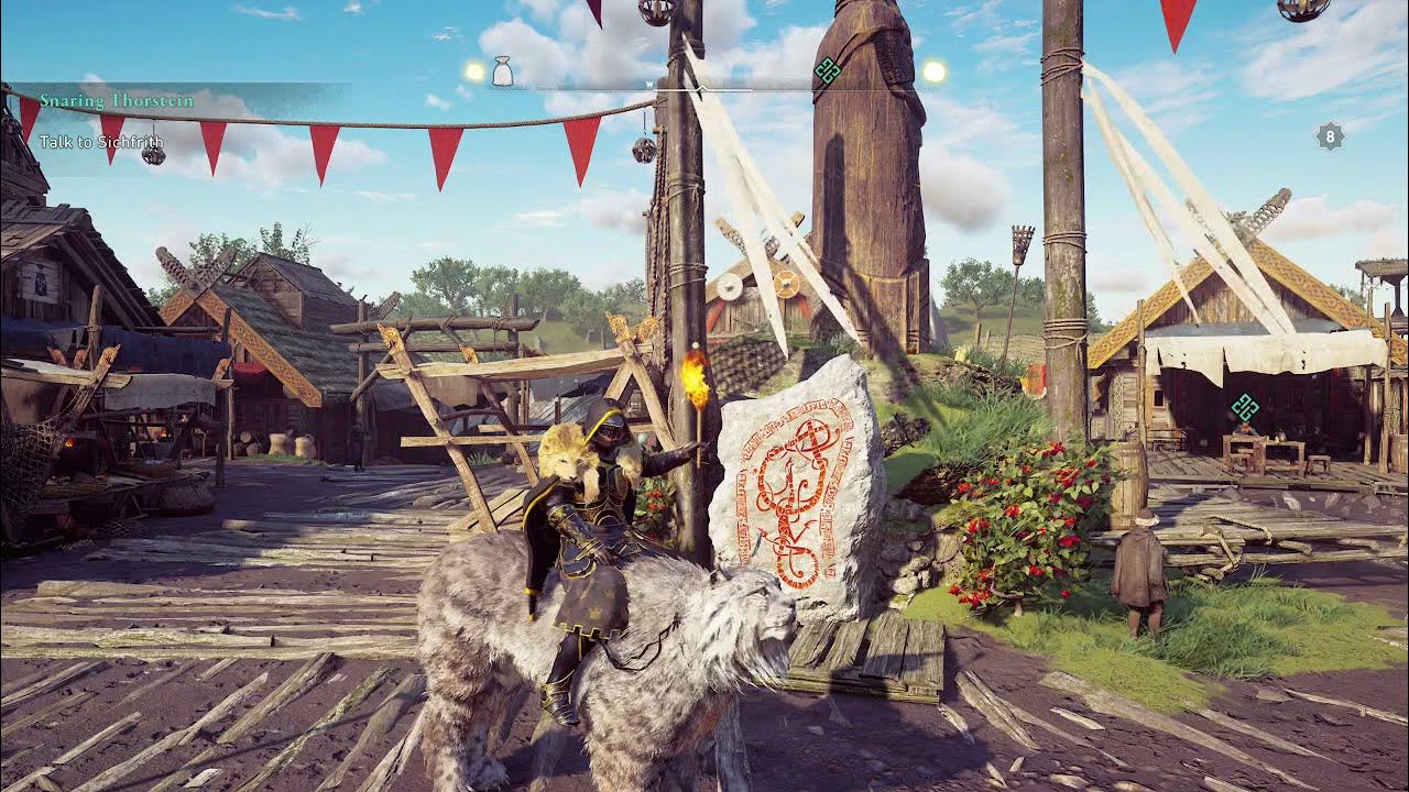 Assassin's Creed Valhalla Wrath of Druids Use Lynx Mount Get to