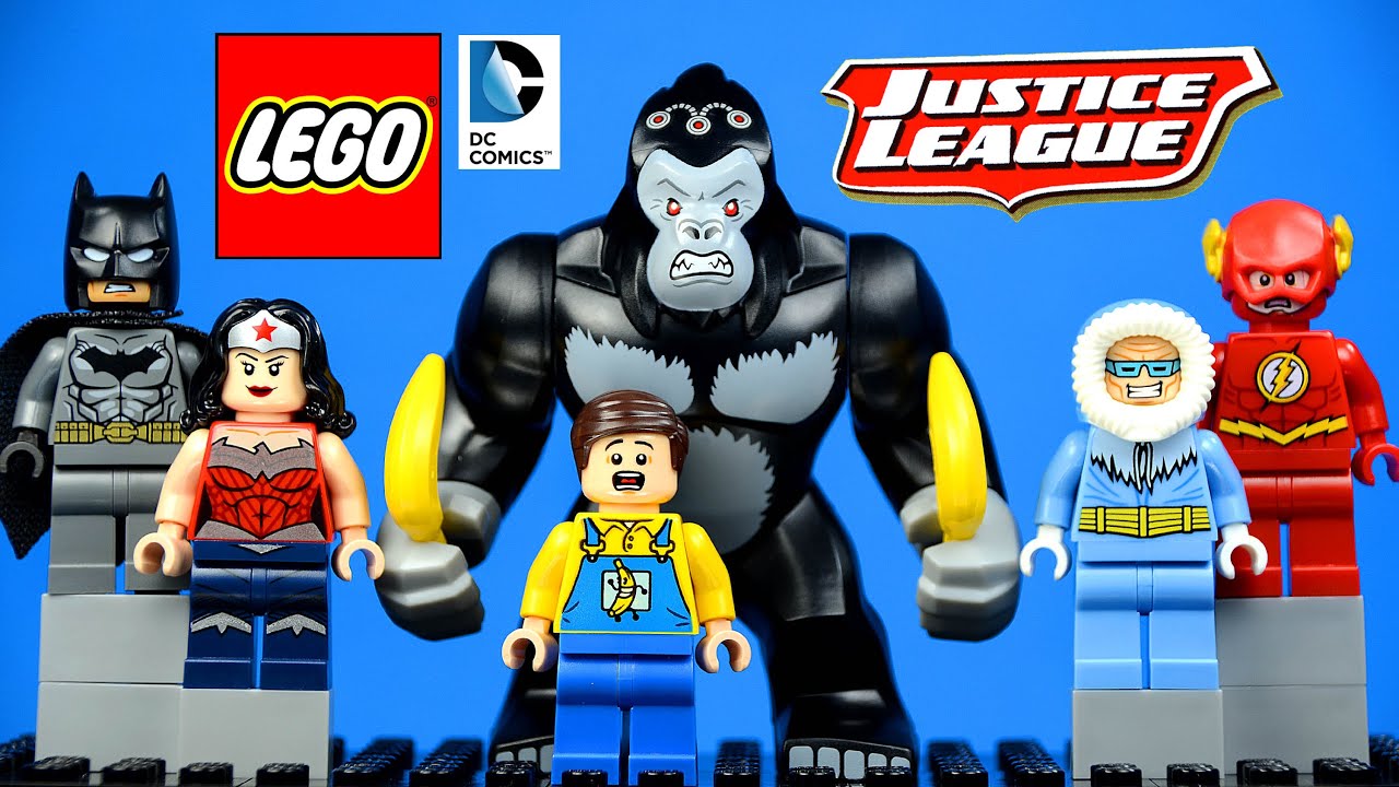 GORILLA GRODD 7CM DC COMICS MINIFIGURE FIGURE USA SELLER NEW FITS LEGO