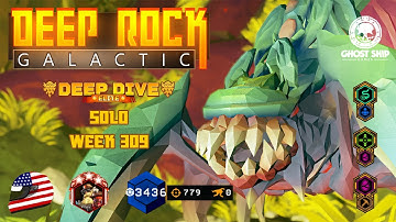 Deep Rock Galactic - Solo Engineer Elite Deep Dive [Week 309] (Colossal Honor) Fungus Bogs