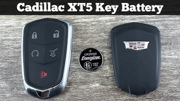 How To Replace CADILLAC XT5 Key Fob Battery 2017 - 2024 Change Replacement CT5 Remote Batteries DIY