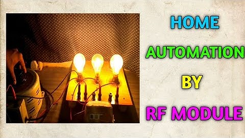HOME AUTOMATION BY RF MODULE