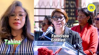 HAFATRA MIVANTANA AMIN'NY MINISTRA FANIRISOA ERNAIVO...